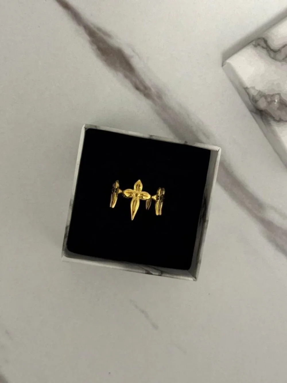 Sku0600‎ Vintage inspired Women Minimalist Ring Stainless steel + gift bag